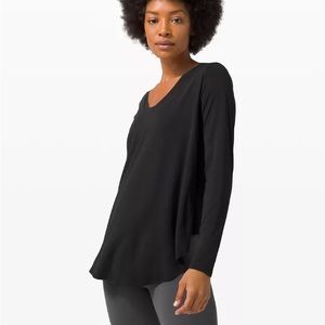 Lululemon up for downtime long sleeve shirt